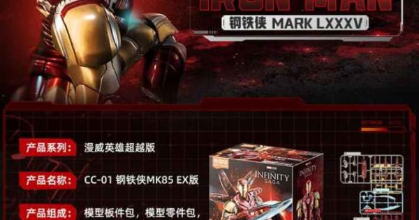 MARVEL」シリーズから「アイアンマン」「ソー」のプラスチックキットが