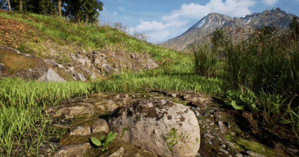 美しい自然の中で「石になる」異色のシミュレーション『Stone Simulator – Just Be a Rock』プレイレビュー。印象的な ...