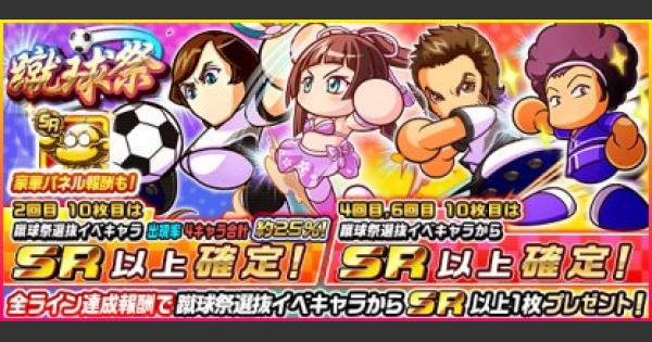 【パワサカ】[2019年2月]蹴球祭ガチャシミュレーター【パワフルサッカー】