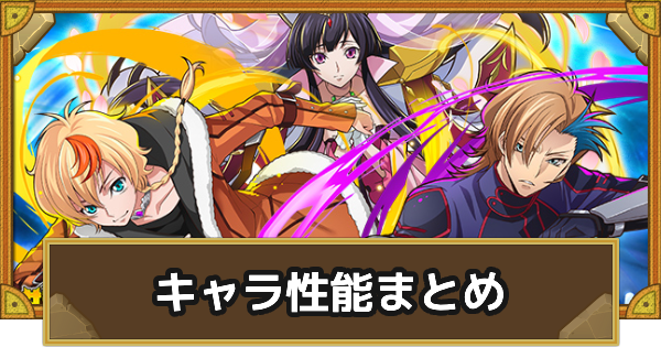 【サモンズボード】コードギアスコラボガチャのキャラ性能まとめ