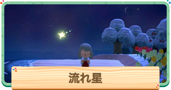 【あつ森】流れ星(流星群)の時間と回数【あつまれどうぶつの森】