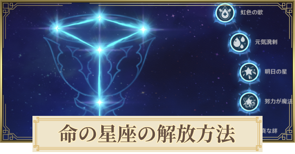 原神 命の星座の解放方法と必要素材 げんしん ゲームウィズ Gamewith 原神 命の星座の解放方法と必要素材 げんしん ゲームウィズ Gamewith