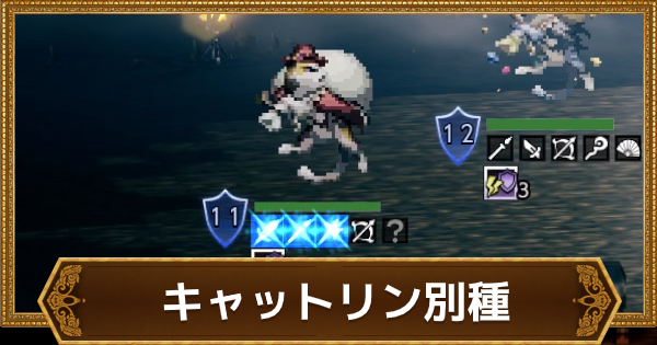 オクトラ キャットリン別種の弱点と倒し方 オクトパストラベラー大陸の覇者 ゲームウィズ Gamewith オクトラ キャットリン別種の弱点と倒し方 オクトパストラベラー大陸の覇者 ゲームウィズ Gamewith