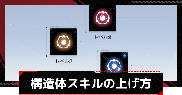 パニグレ 構造体スキルの上げ方とメリット パニシング グレイレイヴン ゲームウィズ Gamewith