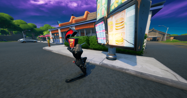 フォートナイト ダーバーガーレストランまたはフードトラックで建築物を破壊する Fortnite ゲームウィズ