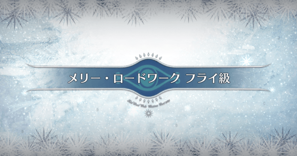 【FGO】フライ級の3ターン周回編成とドロップ効率