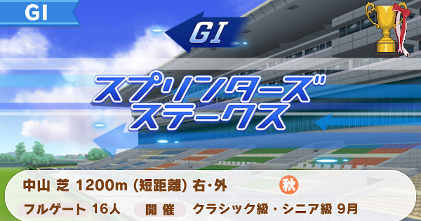 ウマ娘 スプリンターズステークスの開催時期と勝ち方 ゲームウィズ Gamewith ウマ娘 スプリンターズステークスの開催時期と勝ち方 ゲームウィズ Gamewith