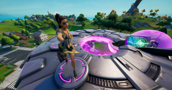 フォートナイト アブダクターまたはソーサーの同乗者としてダンスする Fortnite ゲームウィズ
