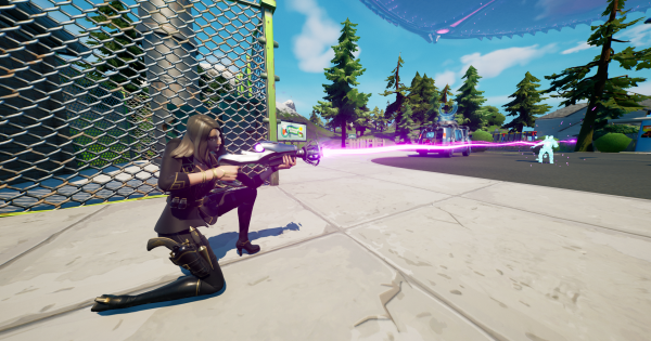 フォートナイト エイリアン武器で敵にダメージを与える Fortnite ゲームウィズ