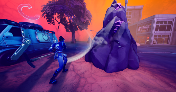 フォートナイト サイドウェイズロックスから石材を収集する Fortnite ゲームウィズ