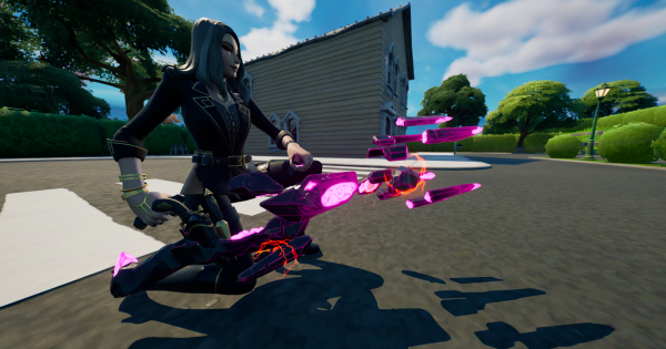 フォートナイト サイドウェイズミニガンでプレイヤーを撃破する Fortnite ゲームウィズ