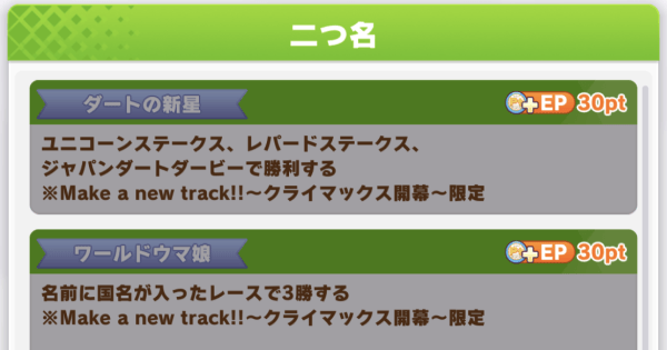 ウマ娘 ダートの新星 の条件と取り方 ゲームウィズ