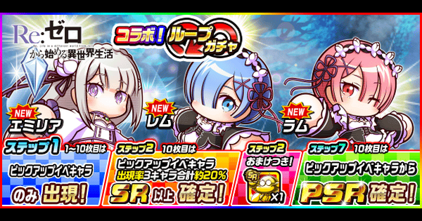 パワサカ リゼロコラボ ループガチャシミュレーター パワフルサッカー ゲームウィズ