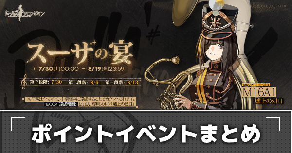 ドルフロ ポイントイベントの概要と報酬まとめ ドールズフロントライン ゲームウィズ