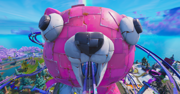 フォートナイト Fortnite ピンクのクマちゃん ピンクマ マスク 被り物