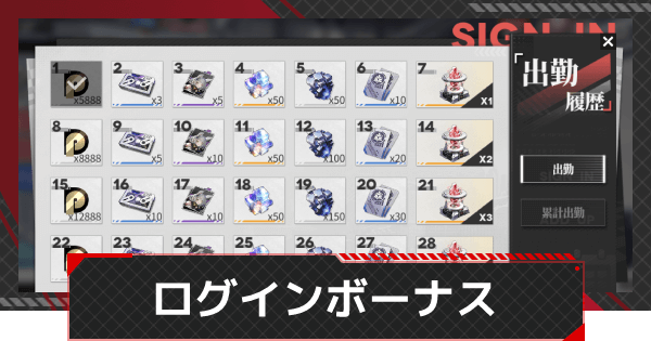 エコカリプス ログインボーナスの時間と報酬 Echocalypse 緋紅の神約 ゲームウィズ