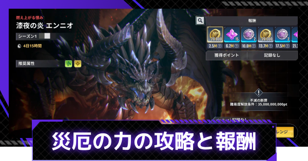 【俺アラ】災厄の力の攻略と報酬【俺だけレベルアップな件：ARISE】