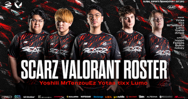 【VALORANT】「SCARZ」にYotaa / tixx選手が加入【ヴァロラント】