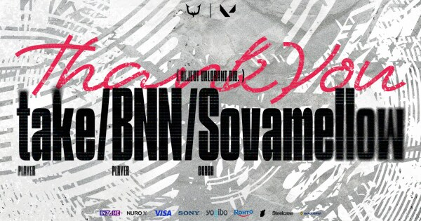 【VALORANT】REJECTがtake選手・BNN選手・Sovamellowコーチの脱退を発表【ヴァロラント】