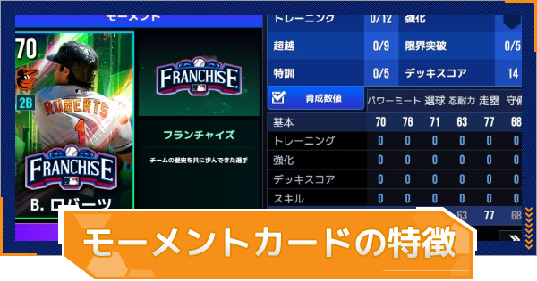 【MLB RIVALS】モーメントカードの特徴と入手方法