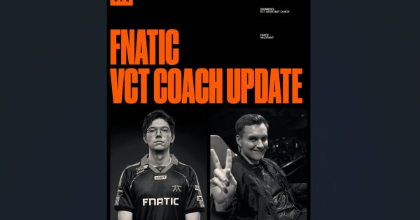 【VALORANT】FNATICのヘッドコーチにMilanコーチが就任｜Erikコーチがアシスタントコーチとして加入【ヴァロラント】