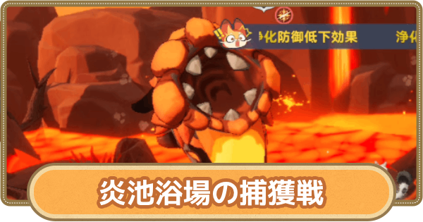 炎池浴場の捕獲戦｜絶境チャレンジ8