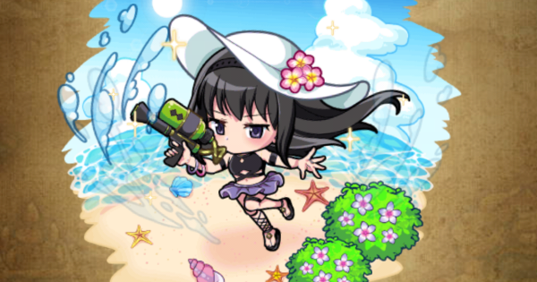 【ポコダン】暁美ほむら水着ver.の評価と強い点【ポコロンダンジョンズ】