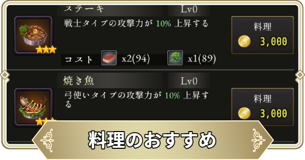 【ログウィズ】料理のおすすめと食材の入手方法【ローグウィズデッド】