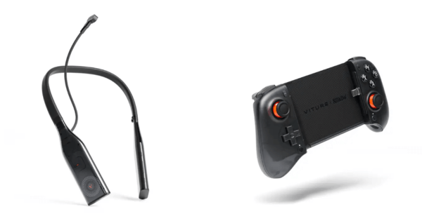 VITURE」より、ネックバンドとモバイルゲームコントローラーの新