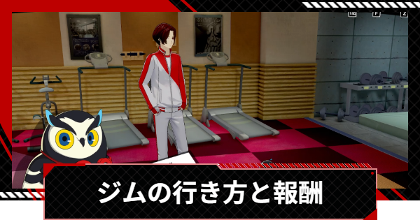【ペルソナ5X】ジムの行き方と報酬【P5X】