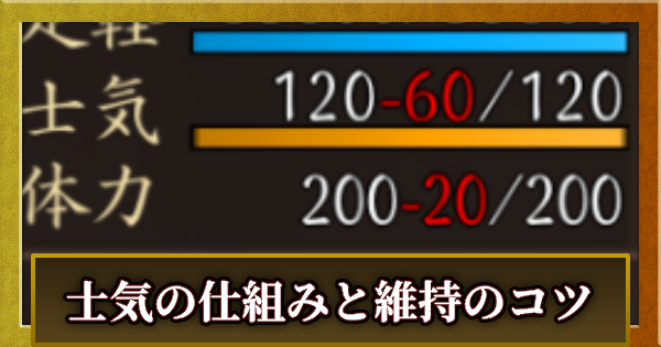 士気の仕組みと維持のコツ