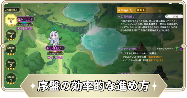 序盤の効率的な進め方