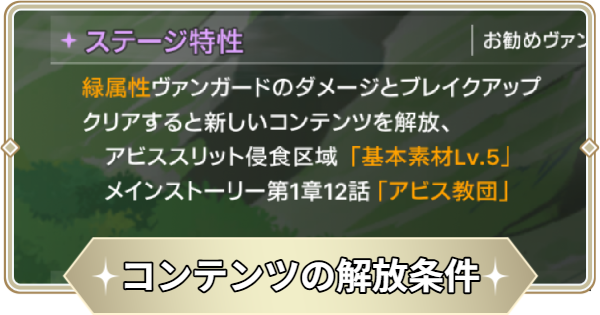 【アビスディア】コンテンツの解放条件まとめ【ABYSSDIA】