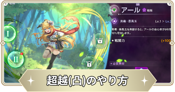 超越(凸)のやり方