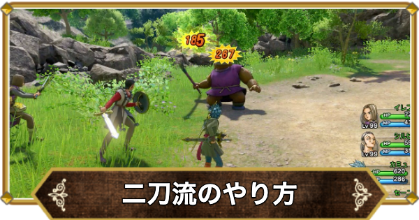 【ドラクエ11】二刀流のやり方と使えるキャラ【ドラクエ11S】