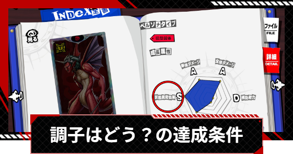 【ペルソナ5X】調子はどう？の達成条件｜アワード【P5X】
