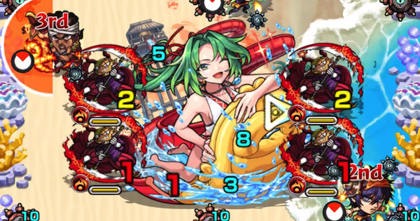 【モンスト】涼里【究極】の攻略と適正キャラ｜爽快！流れる物見櫓式滑り台