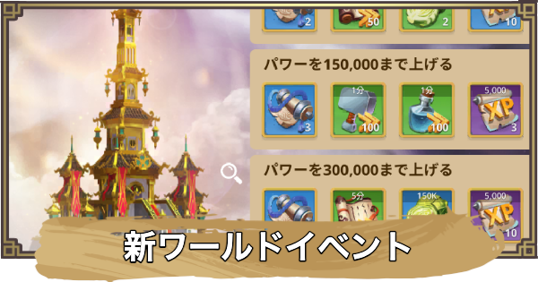 【アバター：伝説を刻む者】新ワールドイベントの進め方と報酬