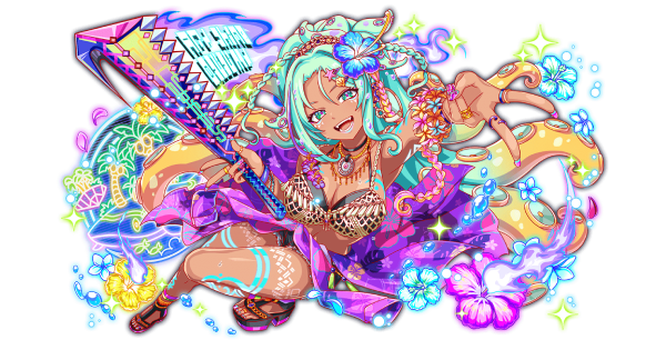 【クラフィ】楽艶の海活神 カナロアの評価｜コスト73【クラッシュフィーバー】