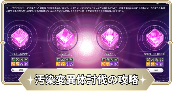 汚染変異体討伐