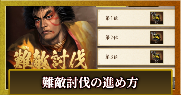 【信長の野望 天下への道】難敵討伐の進め方とおすすめ編制【信長天下道】