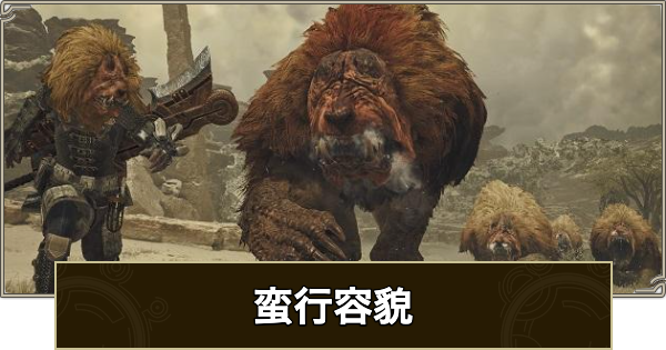 蛮行容貌の攻略と報酬