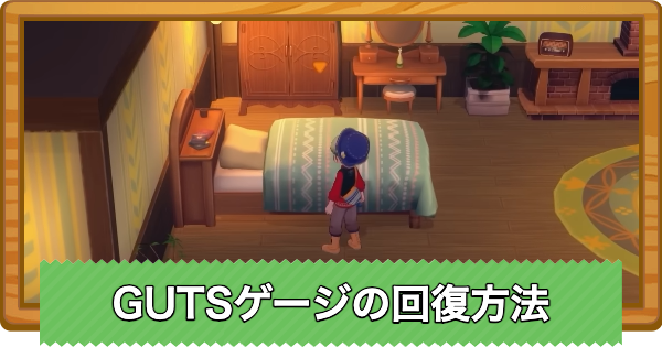 【牧場物語 風のグランドバザール】GUTSゲージ(体力)の回復方法とおすすめ【グラバザ】