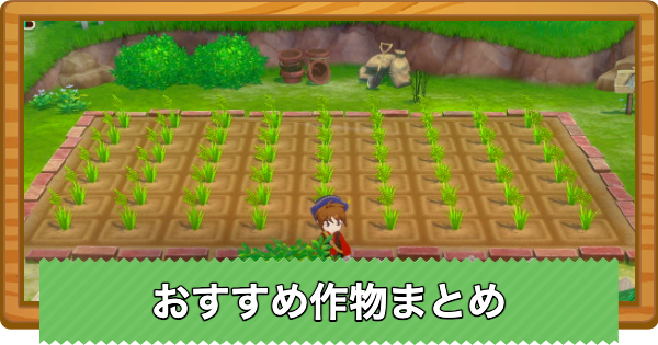 【牧場物語 風のグランドバザール】おすすめ作物まとめ｜進行度別【グラバザ】