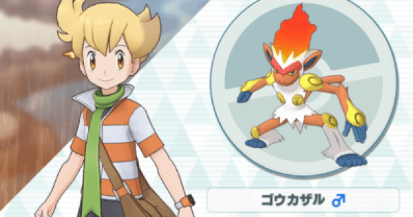 ジュン＆ゴウカザルの性能と評価｜おすすめパーティ