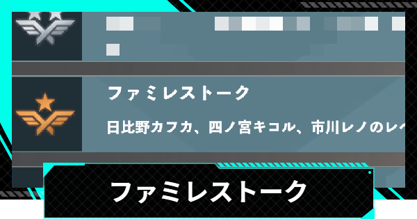 【怪獣8号ゲーム】実績「ファミレストーク」のとり方【怪獣8G】