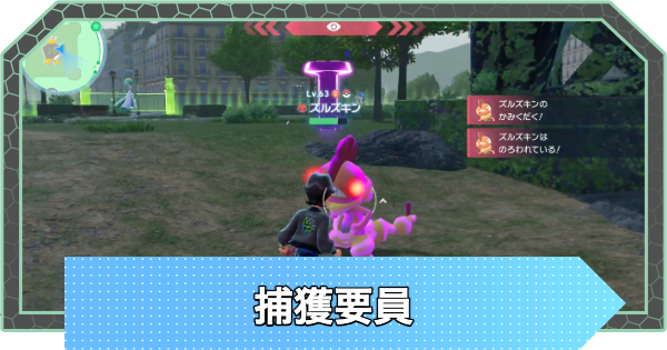 捕獲要員のおすすめポケモン