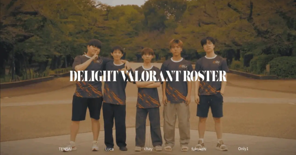 「Delight」にTENSAI選手が加入の画像