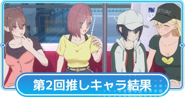 第2回推しキャラランキング結果発表！