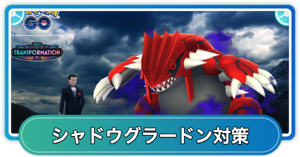 シャドウグラードンレイド対策おすすめポケモン